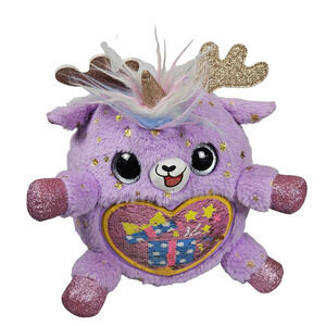 Rainbocorns Sequin Reindeer Deery Queen Stuffed Animal 10” Plush Wings Birthday